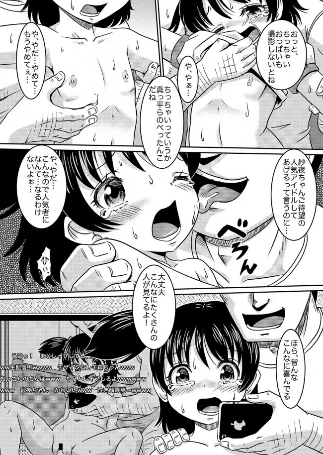【エロ漫画】ハメ撮りを世界デビューと勘違いさせてJS少女とセックスしまくるキモデブくんｗｗｗ【無料 エロ同人】(15)
